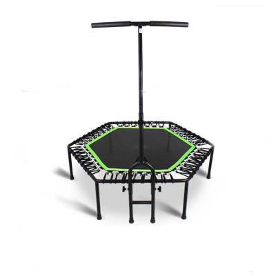 China With Protective Net Safety Jumpingbed Mini Square Playground Trampoline For Outdoor Kids for sale