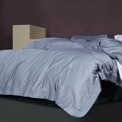 중국 OEKO TEX Ultra Soft Full Size 400TC White China 60s Cotton Hotel Satin Bed Sheets Sets 판매용