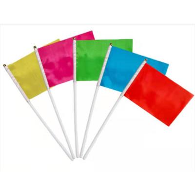 China No Color Difference Manufacture Wholesale Cheap Polyester Fiber Nation State Mini Waving Flag for sale