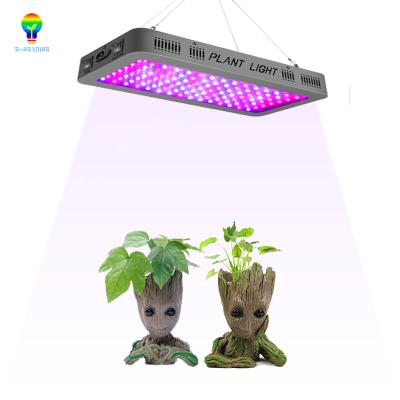 China Seed starting hot sale 1200w LED grow lights with double switches for indoor plants seedling/veg/flower for sale