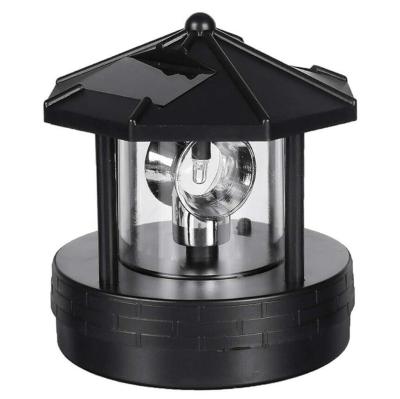 China Dropshipping Garden Led Solar Rotary Outdoor Lawn Garden Decorative Lighthouse Landscape Lighting Lamp for sale