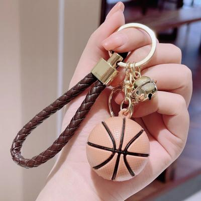 China New Arrival PVC Custom Logo Basketball Key Pendant Chain Key Holder Bag Pendant Gift for sale