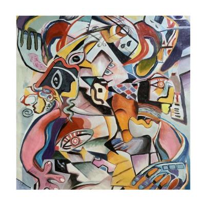 China Modern Modern Wall Art Handmade Oil Paintings Canvas Abstract for sale