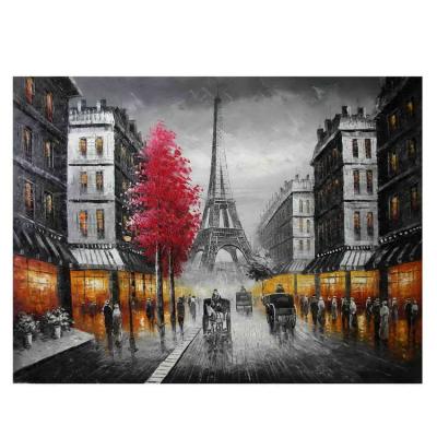 China CLASSIC best-selling high quality classic Paris landscape scene art home decoration oil painting on canvas for sale