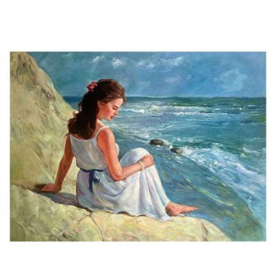 China Contemporary Sale Hand Painted Nude Canvas Ladies Oil Painting Home Decoration for sale