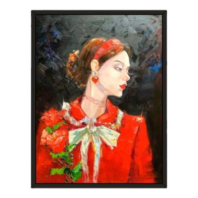 China Traditional Promotional Perfect Classical Perfect Body Ballerina Lady Portrait Best Quality Decorative Oil Painting for sale