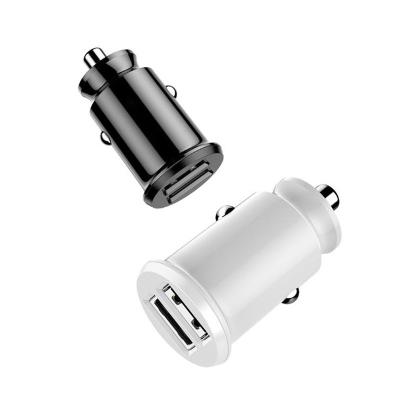 China Support Charging Smart Mini Dual USB Car Charger 3.1A Universal Fast Charger Car Automotive Interior Accessories For Phone for sale