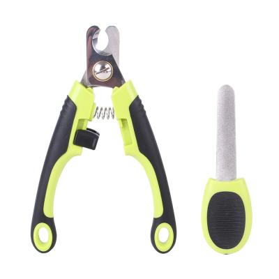 China Sharp Stainless Steel Dog Nail Grinder Pet Grooming Cat Pet Nail Cutter Viable Grooming Scissors for sale