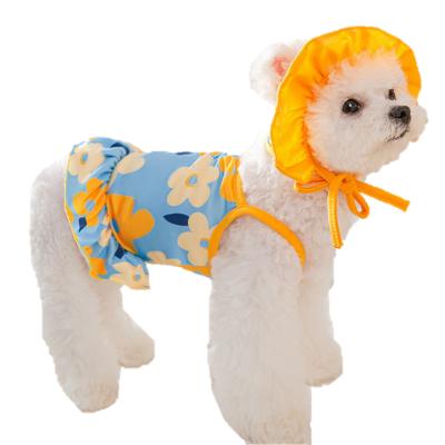 China Dropshipping Viable Pet Clothing Wholesale Pet Sling Dog Vest Dog Swimming Cooling Swimsuit for sale