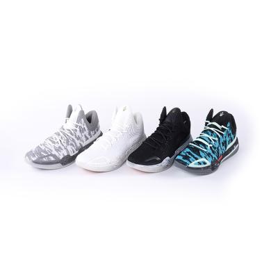 China For 2021 outdoor or indoor fashion leisure wear-resistant floor men's basketball professional competition sports shoes for sale