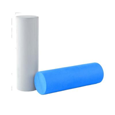 China High Quality High Density Muscle Roller 18 Inches Before And After Exercise Relieve Muscle EVA Core Material Blue Solid Yoga Foam Rollers for sale