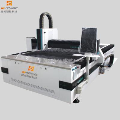 China Water Cooled CNC Fiber Metal Laser Cutting Machine with 500W 1kw Fiber Laser Source CNC Fiber Laser Cutter for sale