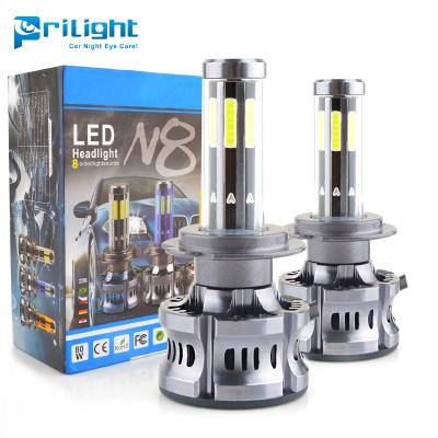 China Super Powerful 8 Side Car Led Auto Headlight 35w 4000lm h7 h11 12v Lamps A6 for sale