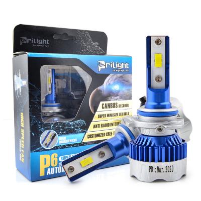 China Universal Auto Car Headlight Bulbs H1 H3 H4 H7 H11 9005 9005 Headlights 55W 6000LM Car Headlight P6 LED Car Led Fog Head Lights Lamps 9006 for sale