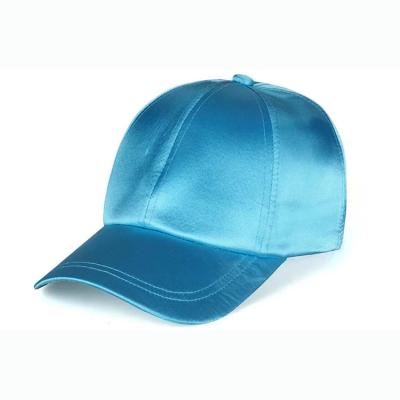 China 2020 COMMON Adult Casual Adjustable Hats Outdoor Baseball Caps Hats Breathable Satin Striped Plain Hats for sale