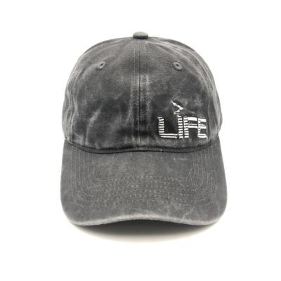 China 2020 COMMON Promotional Cheap Custom Embroidery Washed Hats And Denim Baseball Caps for sale