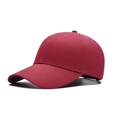 China OEM High Quality Cheap Cotton Baseball 6 Panel Head Blank Baseball Cap for sale