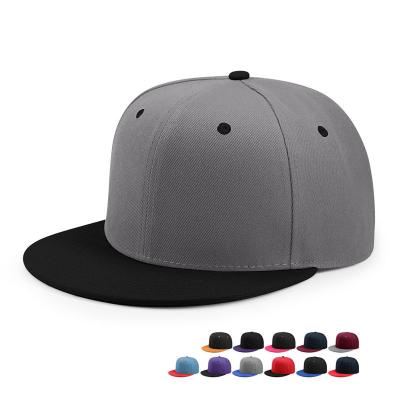 China JOINT Logo Blank Adjustable Custom Embroidered Black Baseball Hip Hop Hats Customize Snapback Hat for sale