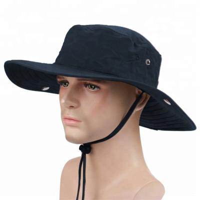 China Wholesale Character Hunting Fishing Outdoor Bucket Hat Wide Brim Military Hats for sale