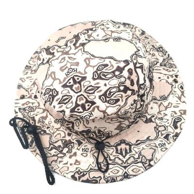 China COMMON custom printed unisex men fashion printed full cotton bucket hat fisherman for sale