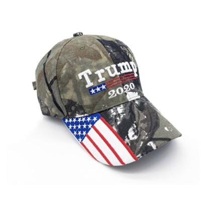 China 2020 New Style COMMON Adult Size American Flag Camouflage Trump Promotional Hats for sale