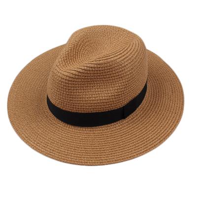 China Promotional Straw Hat Ladies Character Fashion Panama Hats Promotional Hats for sale