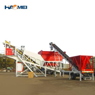 China Construction worksÂ   35M3/H YHZS35 Mobile Concrete Plant Batch Ready Concrete Plant Best Prepared Concrete Manufacturer for sale