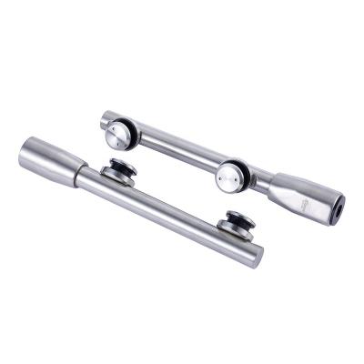 China Modern Best Quality 304 Stainless Steel Glass Door Fittings Swing Top Door Hinge Pivot Pole for sale