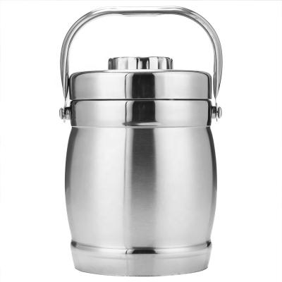 China Amazon Success Double Wall Soup Food Vacuum Flask Viable Heat Pot Insulated Container Lunch Box for sale