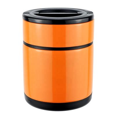 China Sustainable Vintage Silicone Desktop Storage Containers Eco Friendly Thermal Girls Nurse Lunch Box With Lid for sale