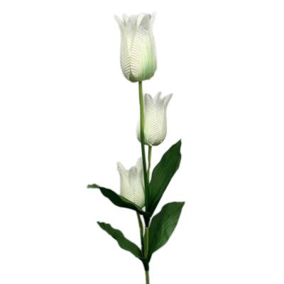 China Hot Selling Cheap Custom Made Wholesale Bouquets Natural Touch Tulip Artificial White Flowers Tulips for sale