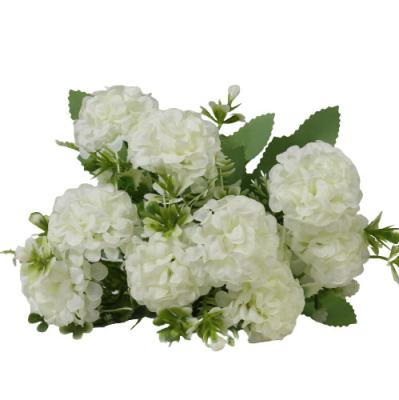 China 2021 Artificial Flower Home Wedding Decoration Hydrangea Artificial Flower For Wedding Decoration for sale