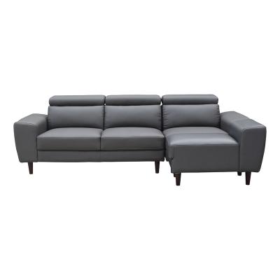 China European Stylish L-Shaped Leather Sofa Modular Corner Sofa (The Other) Modern Adjustable Sofa Set Furniture Luxury Living Room for sale