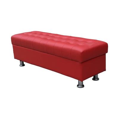 China (Size) Red Color Wooden Frame Stool Bench Adjustable Fancy Sofa for sale