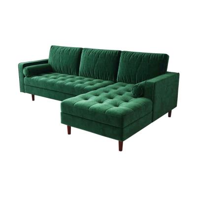 China Other Corner Sofa Set Designs , L Shape Sofa Chaise Lounge for sale