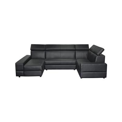 China Convertible Modern U Shape Corner Sofa Set Comfortable Leather PU Sofas Bubble for sale