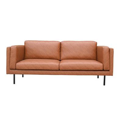 China Other Oslo 3 seater PU leather sofa - Brown for sale