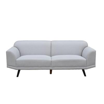 China Other Sofa Furniture Living Room Deep Seat Nordic Comfortable Sofa 3 Seat Eco-friendly White Fabric Sofa for sale