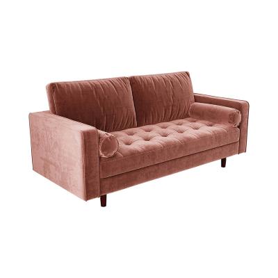 China Other 3 seater pink velvet sofa maharaja fancy color sofa for living room for sale