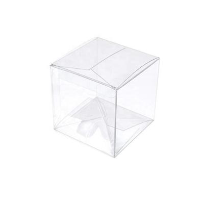 China Plastic Clear Wedding Disposable Small PET Favor Boxes for sale