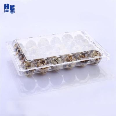 China Wholesale Custom Clear Transparent PET PVC Blister Plastic Quail Egg Tray for sale