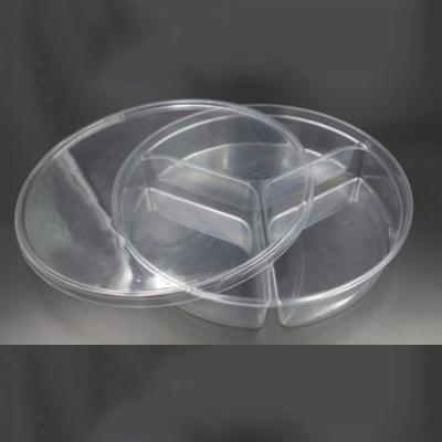 China Beautiful and generous transparent lid and tray for candy melon seeds chocolate blister packaging for sale