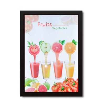 China Indoor High Quality Thin Flash Frame AL-1521 Aluminum Advertising LED Light Box for sale