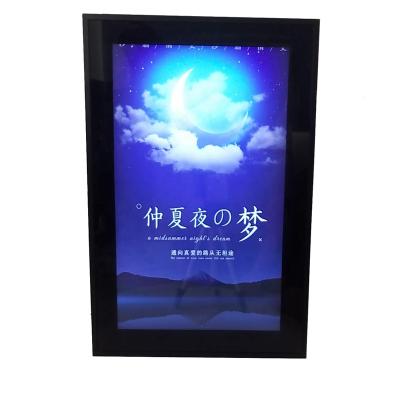 China Waterproof Outdoor Led Backlit Light Box With Lockable Picture Poster Frame Advertising Display Signboard Rectangle/Squal for sale