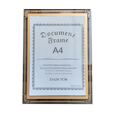 China Direct Selling Modern High Grade Multifunctional Simplicity Multiple Sizes Square Crystal Glass Picture Photo Frame Luxury With Lace for sale