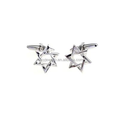 China Eco friendly Design King Means hot selling shape letters K cufflinks tie clips star cufflink custom jewelry for sale