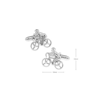 China Eco friendly Best quality garment accessory bike cufflinks tie clips brooches pin for sale