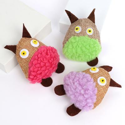 China Stocked Owl design cat teaser toy set wtih catnip for sale