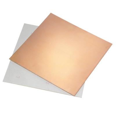 China Fridge ; OEM astm c11000 c1020p copper sheet price 0.1mm 0.3mm 3mm 4mm 6mm construction for sale