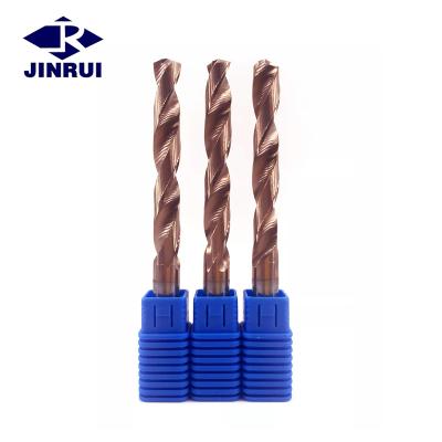 China JR 1mm-14mm HRC55 Carbide Drill Bit CNC Straight Leg Twist PCB Drilling Machine for sale